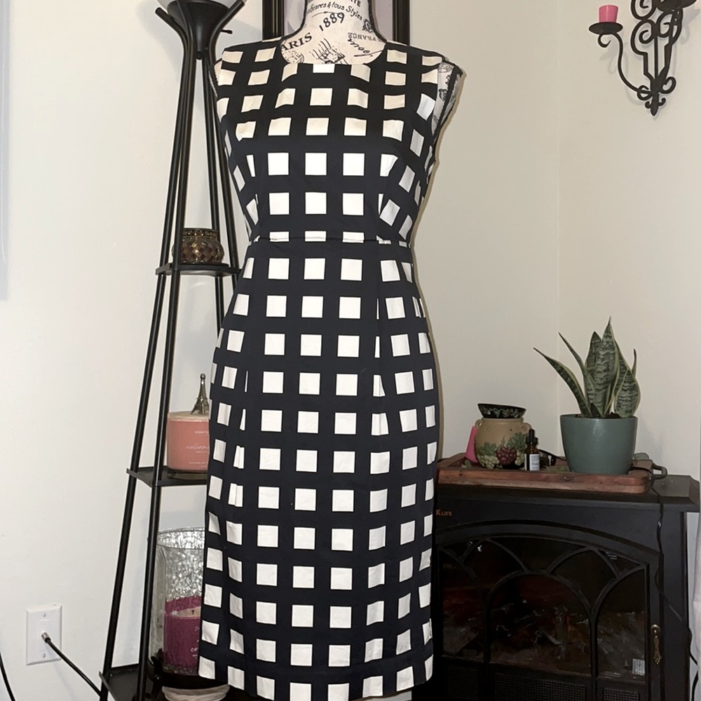 Kate Spade Checkered Dress Size 8